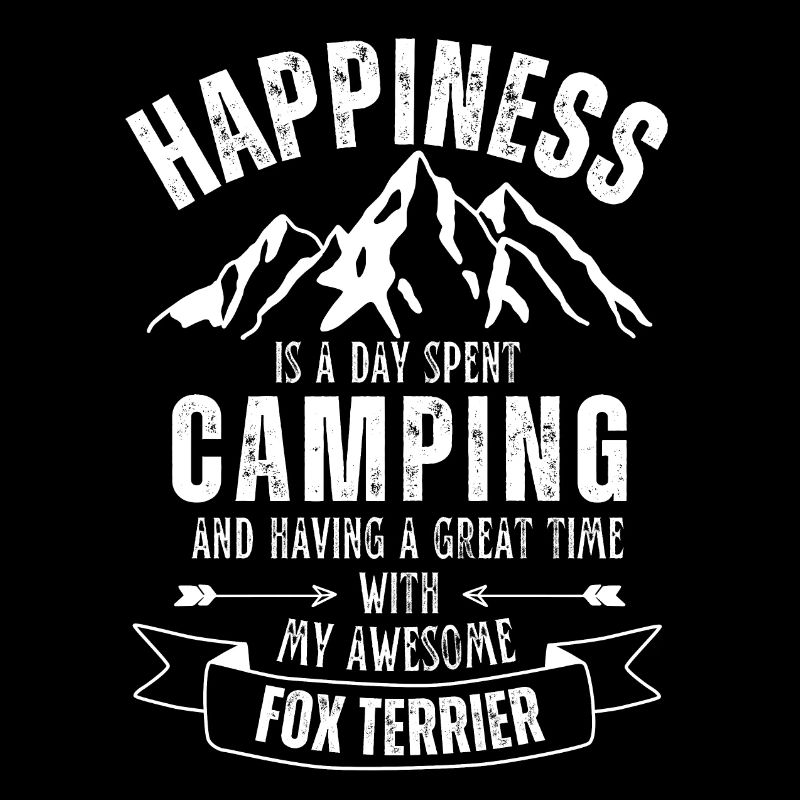 Camping and Fox-Terrier