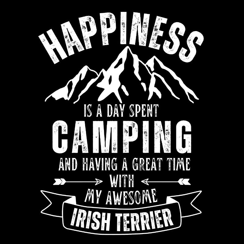 Camping et terriers irlandais