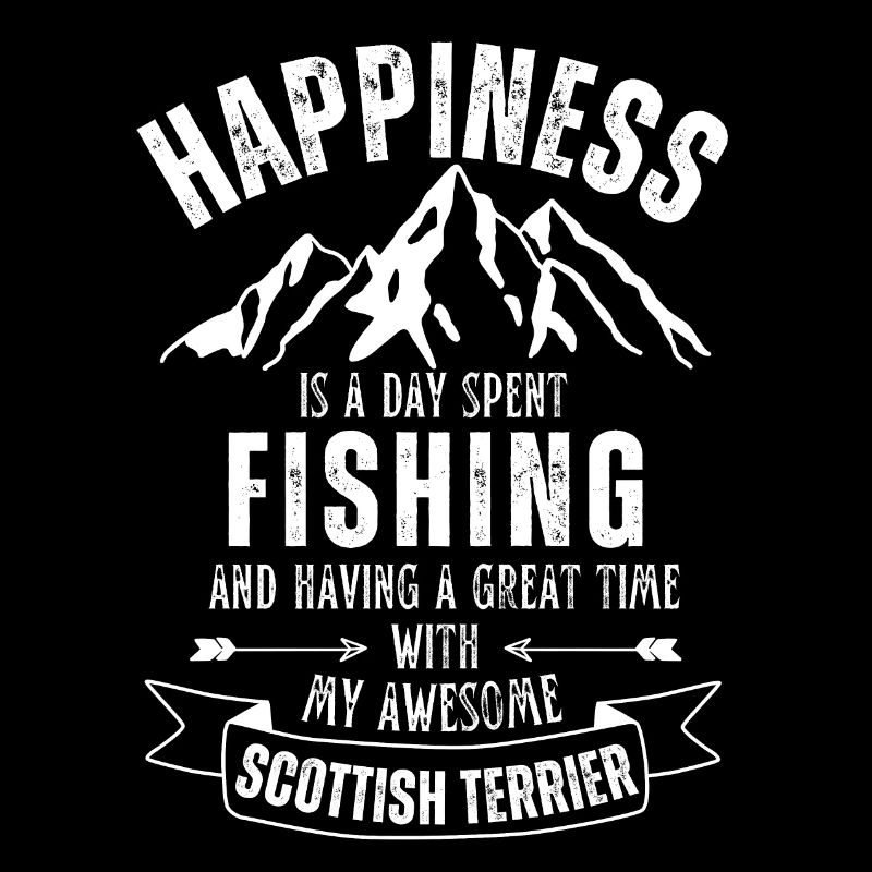 Pêche et terriers écossais