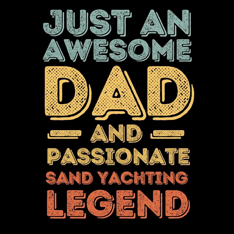 Papa sand sailing retro