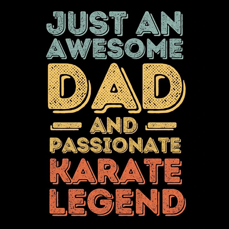 Dad karate retro