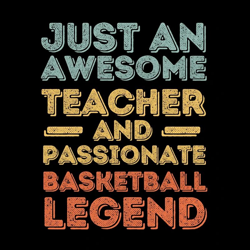 Professeur de basketball rétro