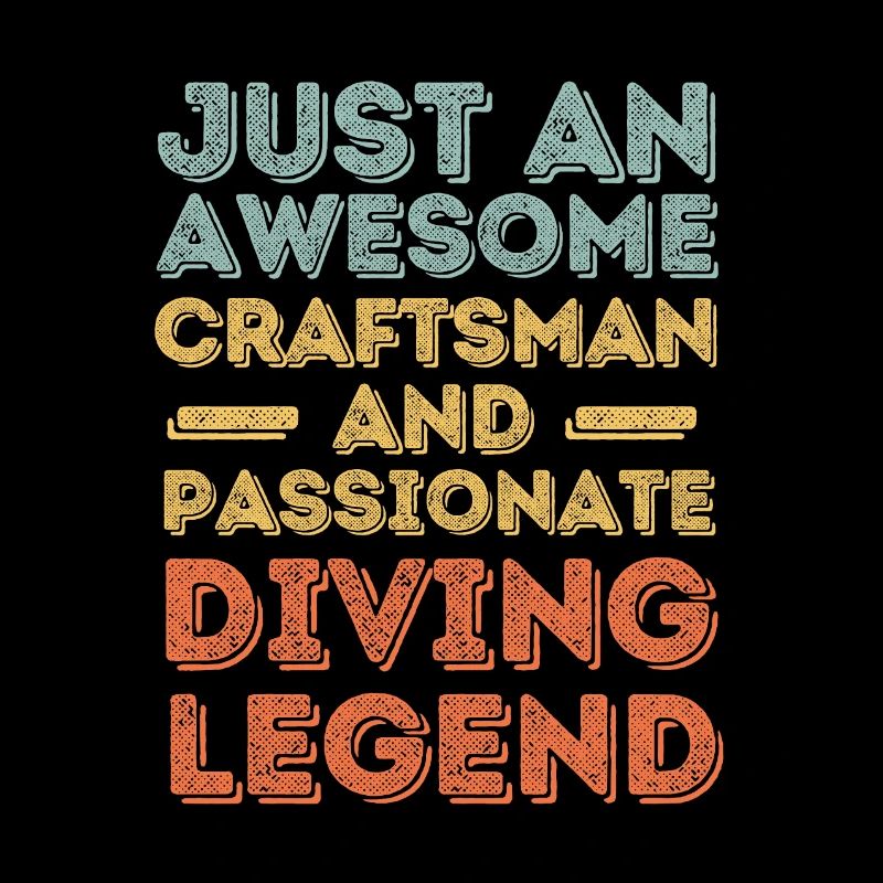 Handwerker Tauchen retro