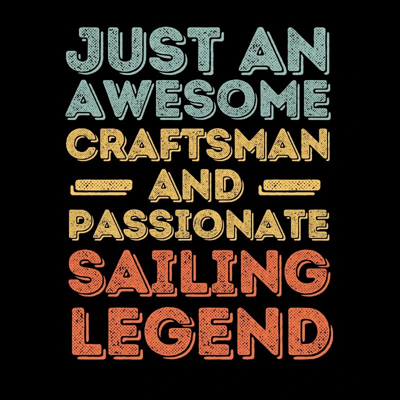 Handwerker Segeln retro