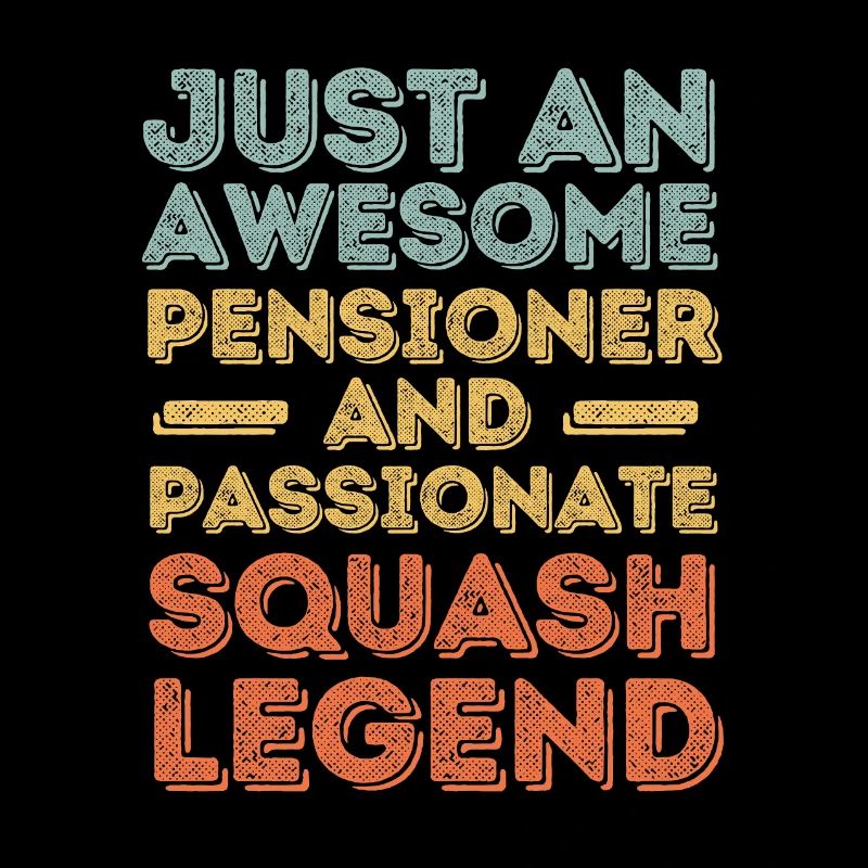 Retraité Squash rétro