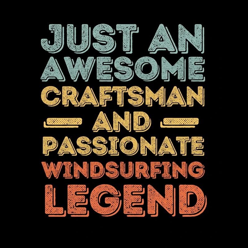 Handwerker Windsurfen retro