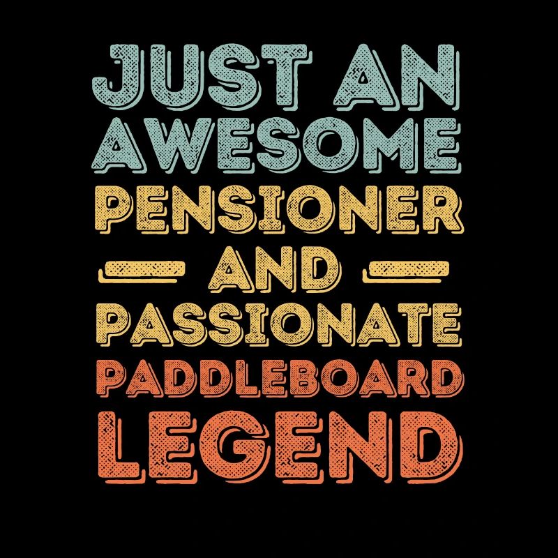Pensioner Paddleboard retro