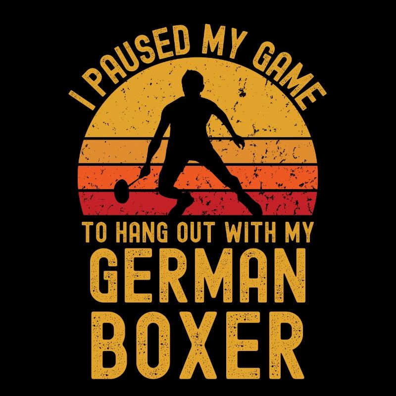 Badminton and German Boxer