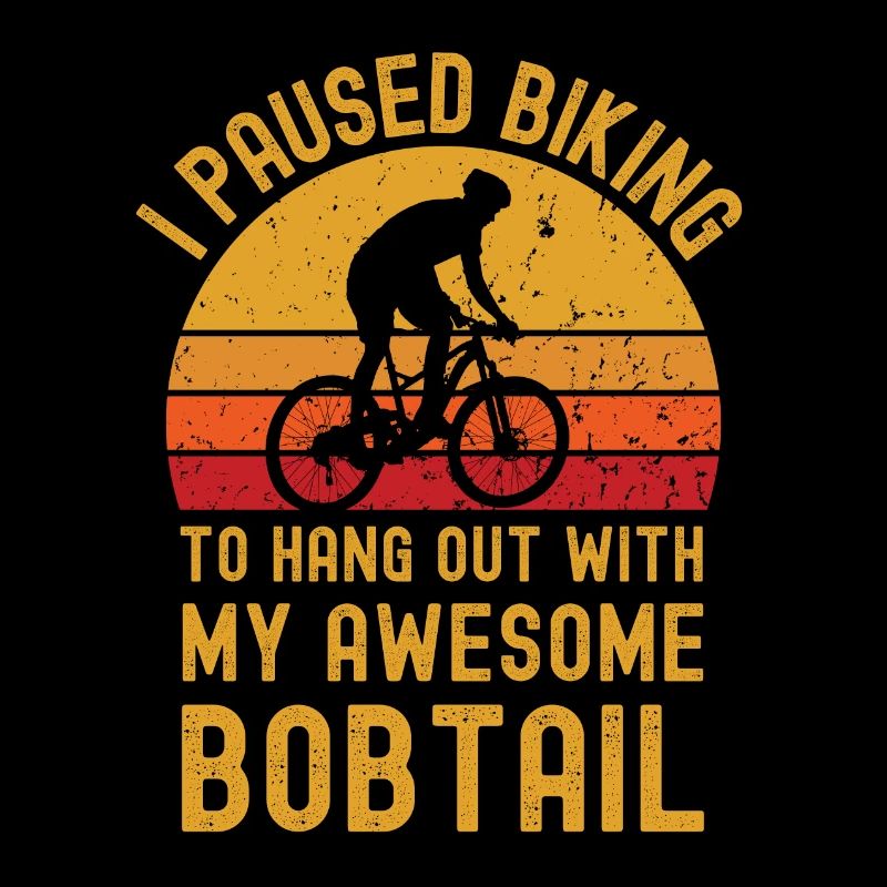 Radfahren und Bobtail