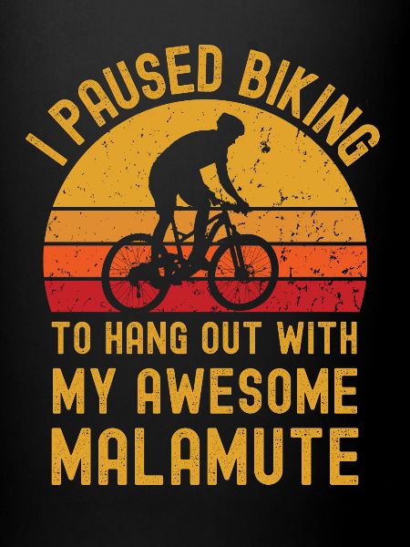Cyclisme et Malamute