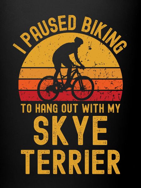 Cyclisme et Skye Terrier