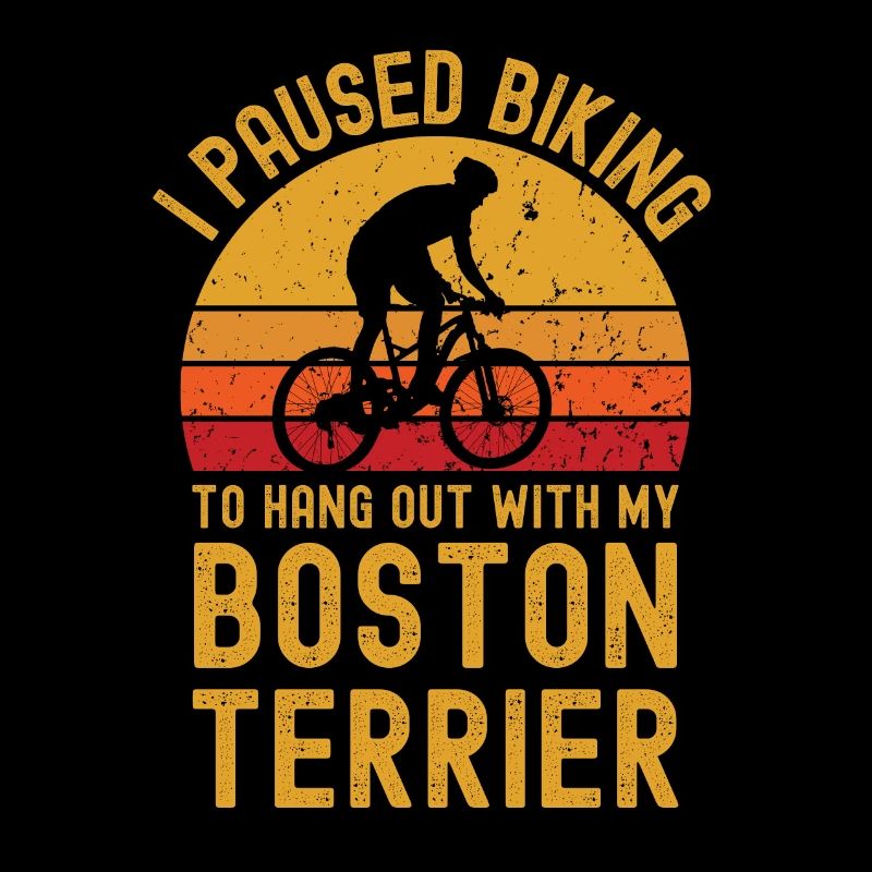 Cyclisme et Boston Terriers