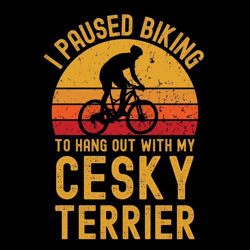 Cyclisme et Cesky Terriers