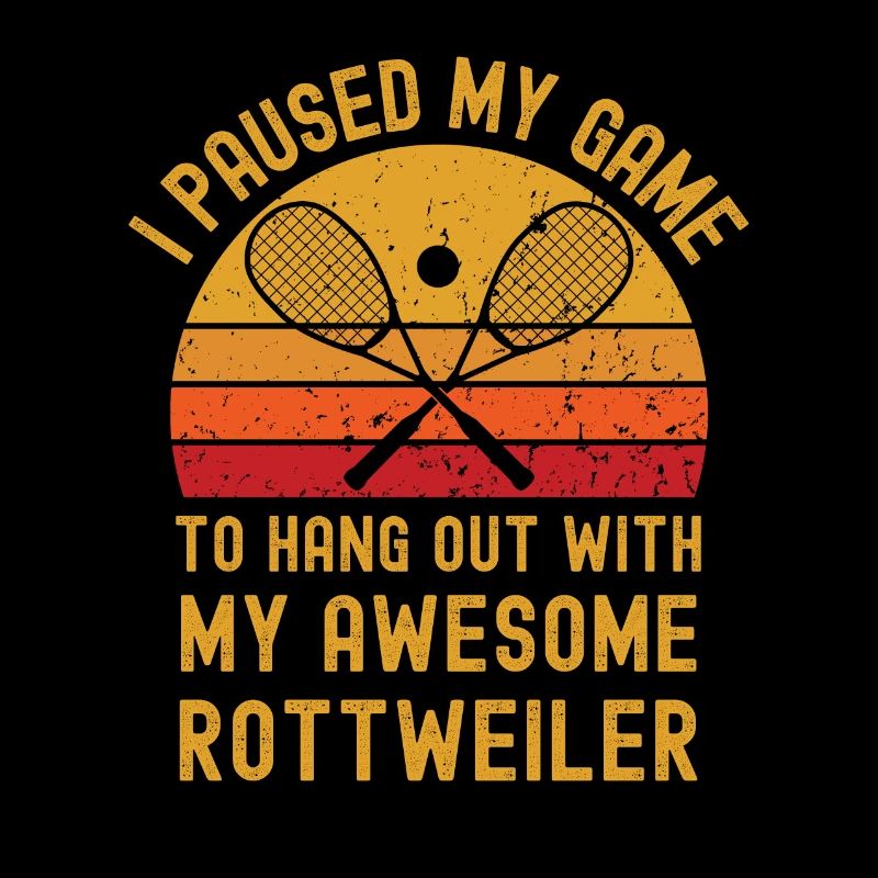 Squash und Rottweiler