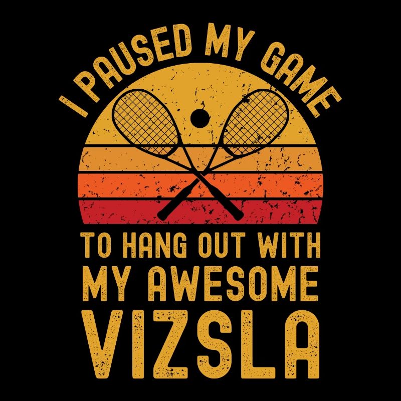 Squash und Vizsla