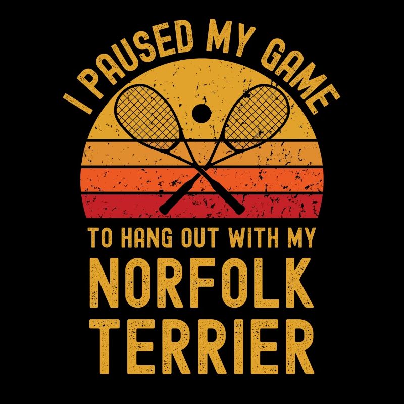 Squash and Norfolk Terrier