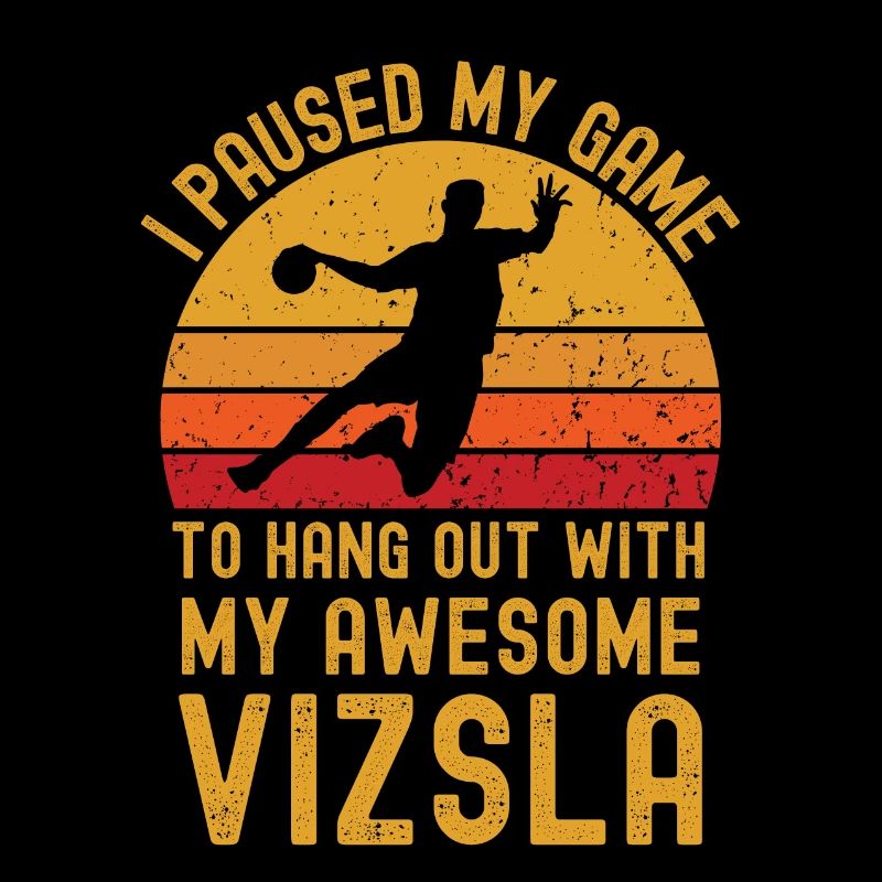 Handball und Vizsla