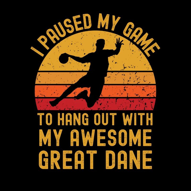 Handball and Great Dane