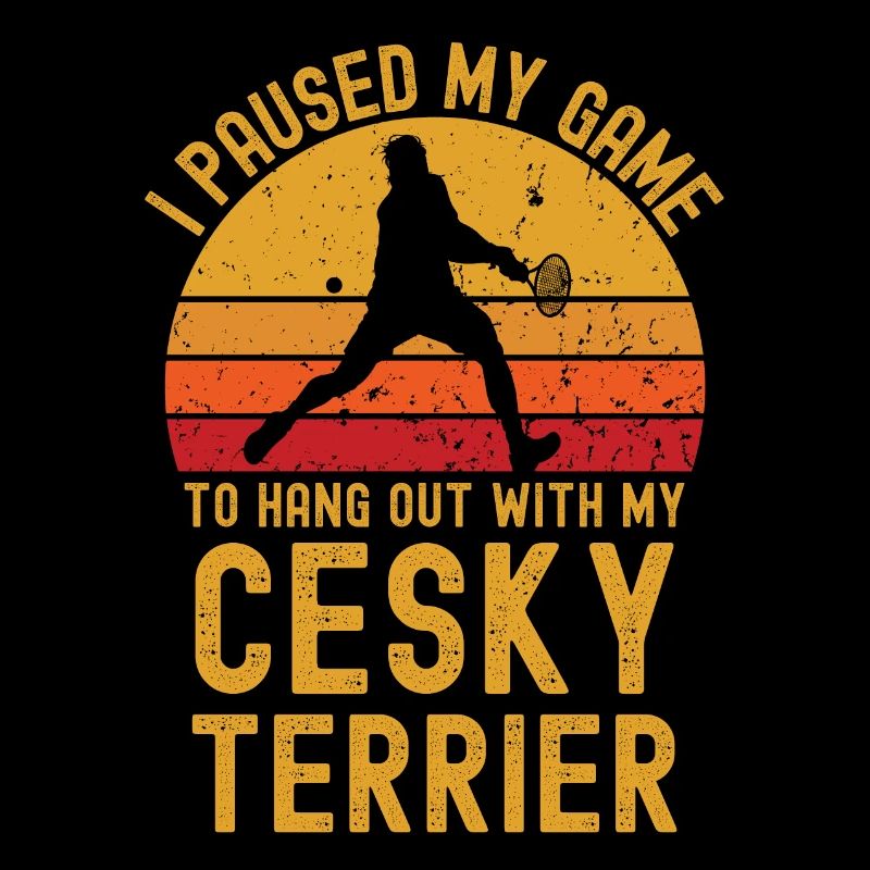 Tennis et Cesky Terriers
