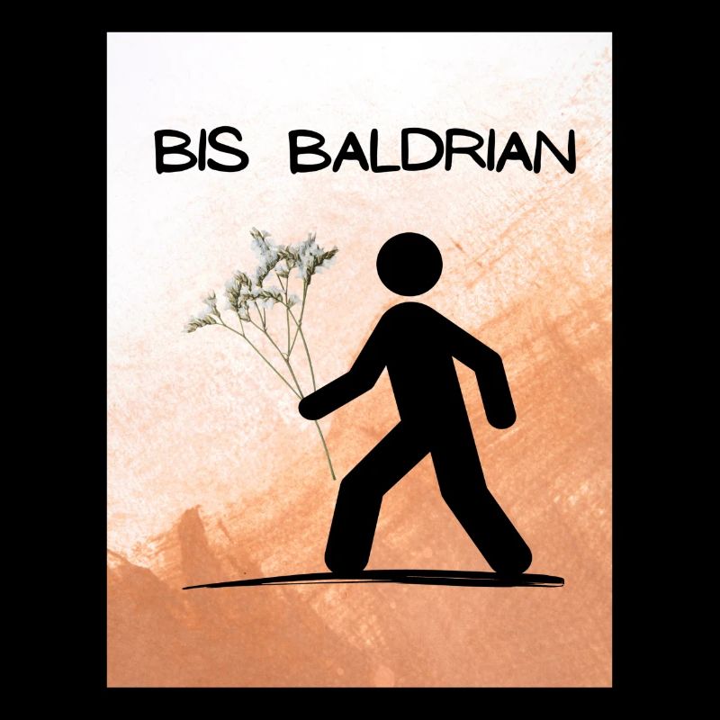 Bis Baldrian Strichmännchen