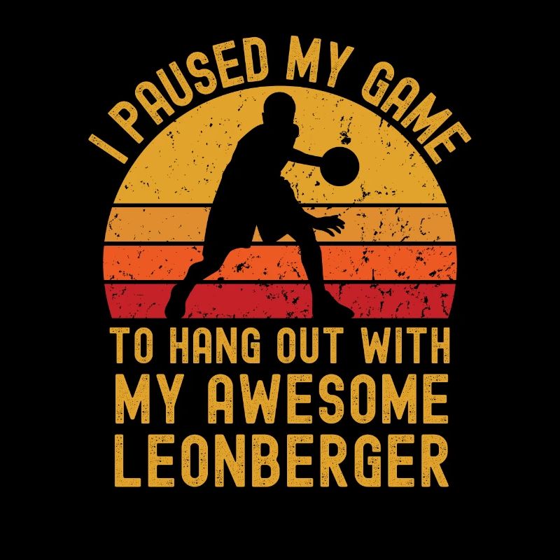 Basketball and Leonberger