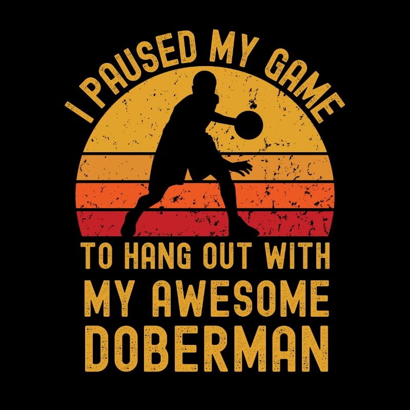 Basketball et Doberman