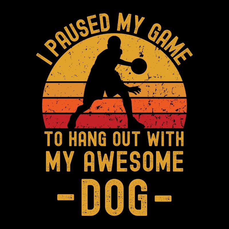 Basketball et chien