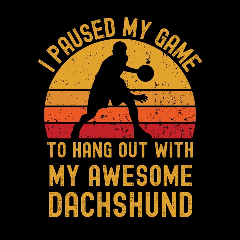Basketball und Dackel