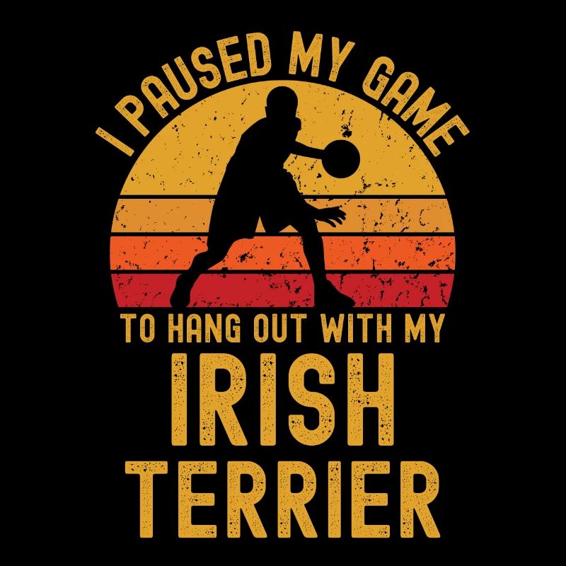 Basket-ball et Irish Terriers