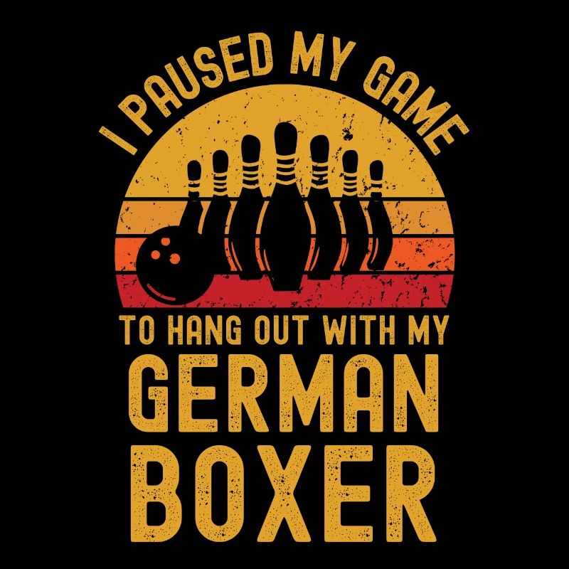 Bowling und Deutscher-Boxer