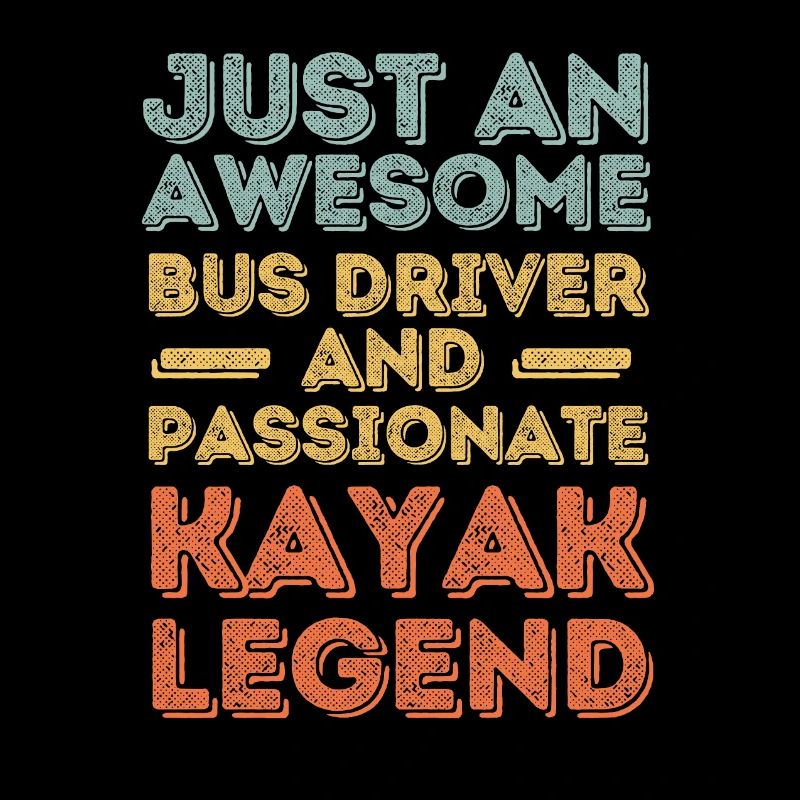Busfahrer Kayak retro