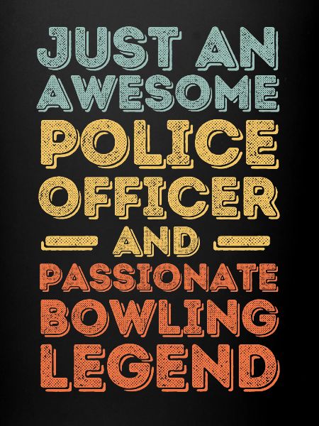 Policier Bowling rétro