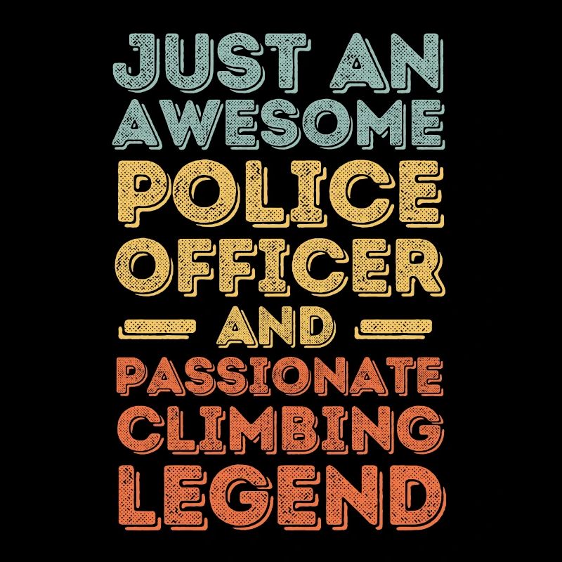 Policeman climbing retro