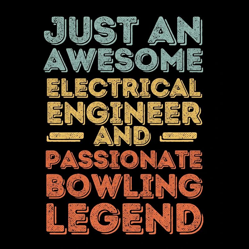 Ingénieur électricien Bowling rétro