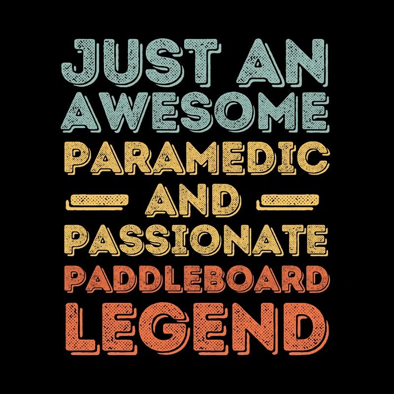 Paramedic Paddleboard retro