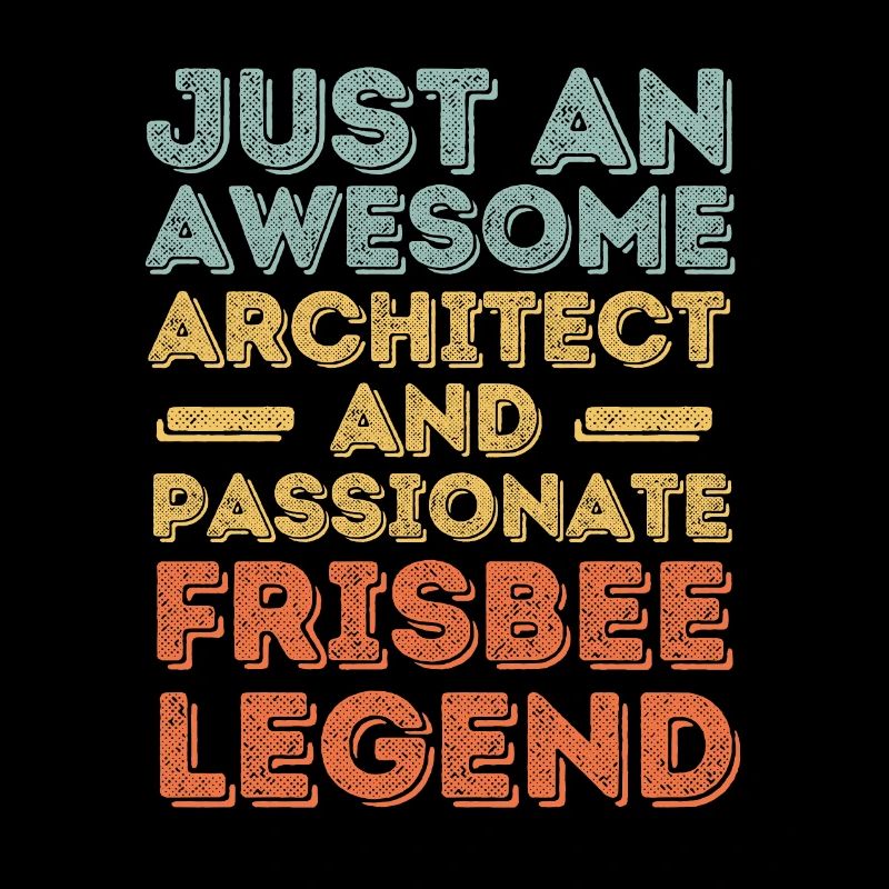 Architecte Frisbee rétro