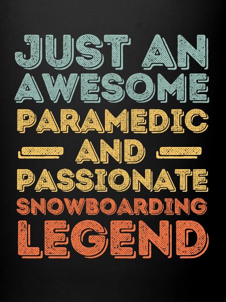 Paramedic Snowboarding retro