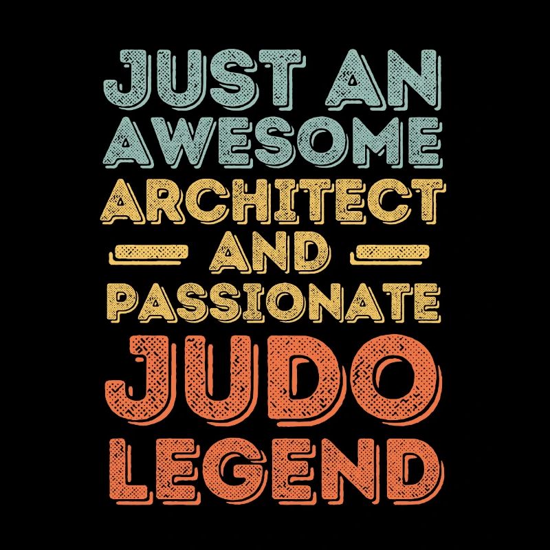 Architecte Judo rétro