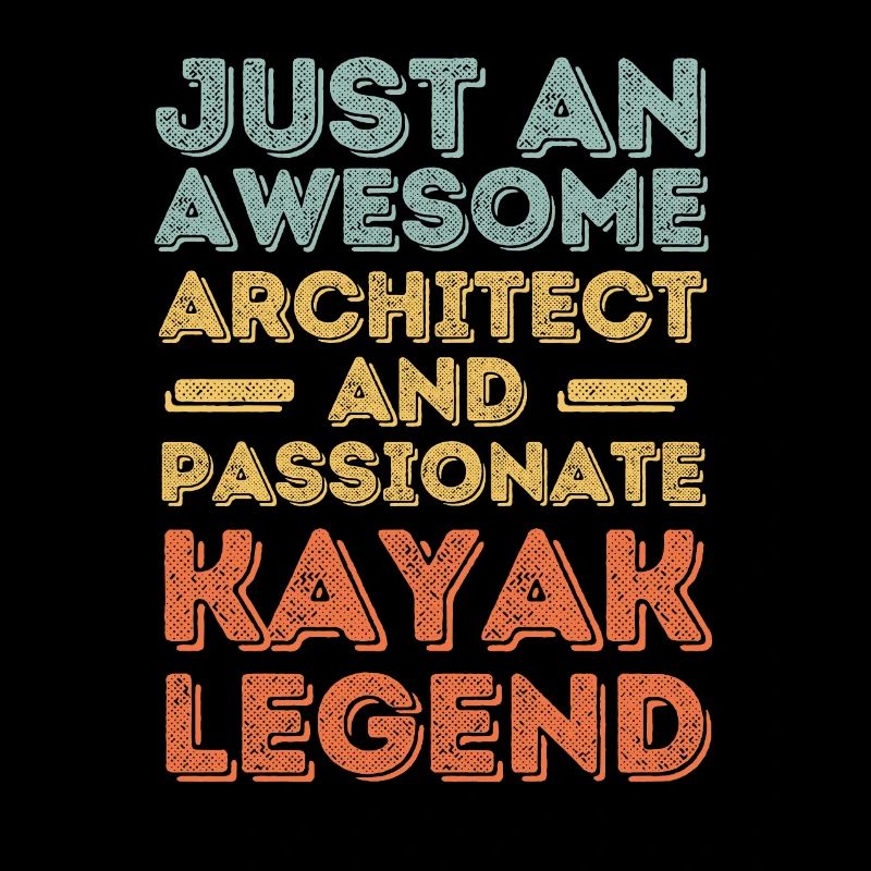 Architecte Kayak rétro