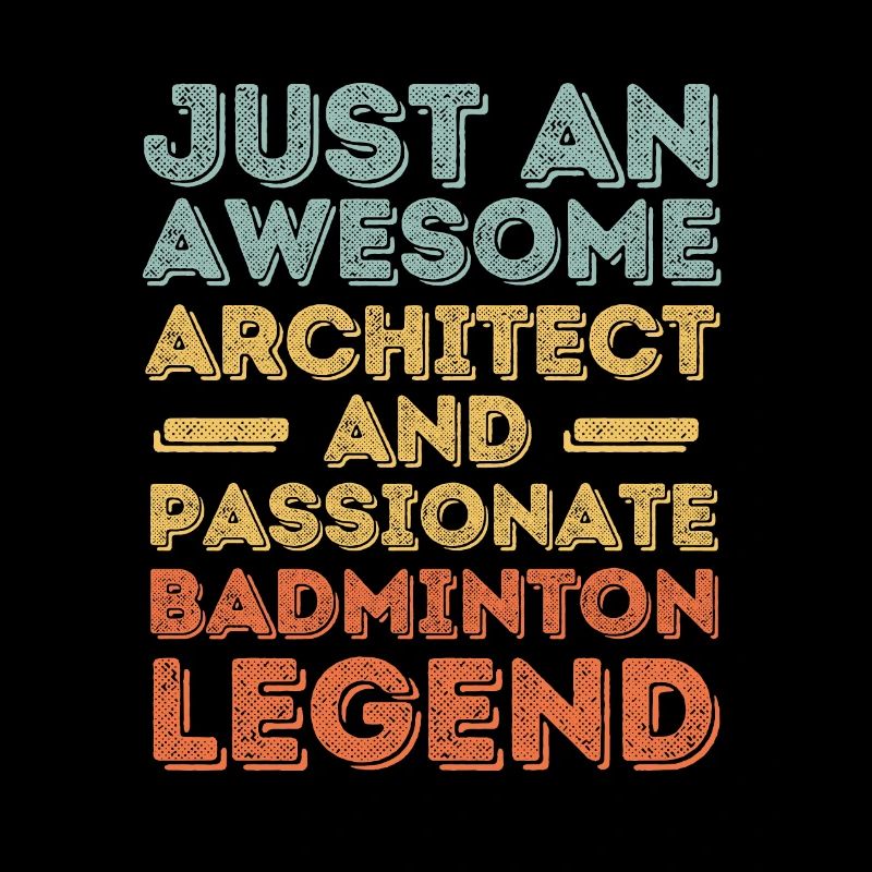 Architecte Badminton rétro