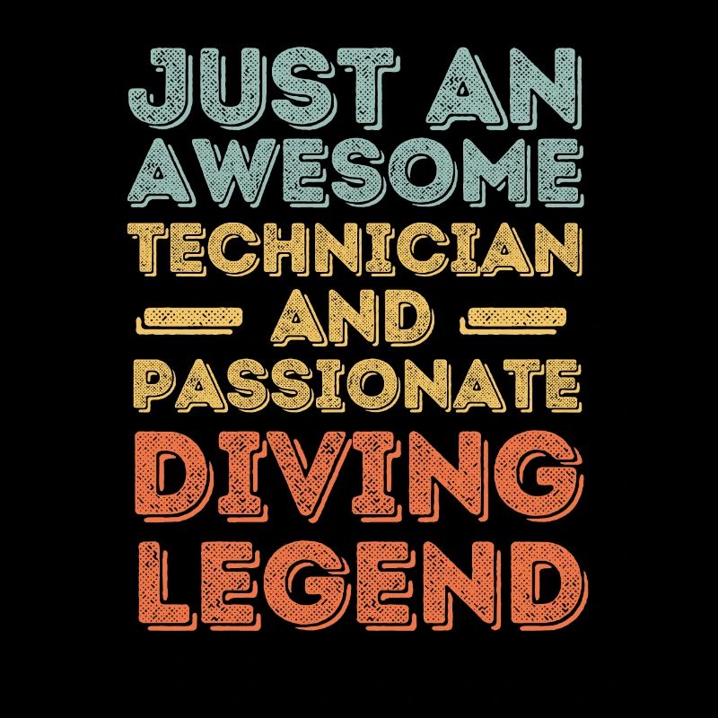 Techniker Tauchen retro