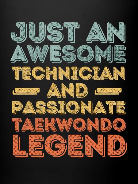 Technicien Taekwondo rétro