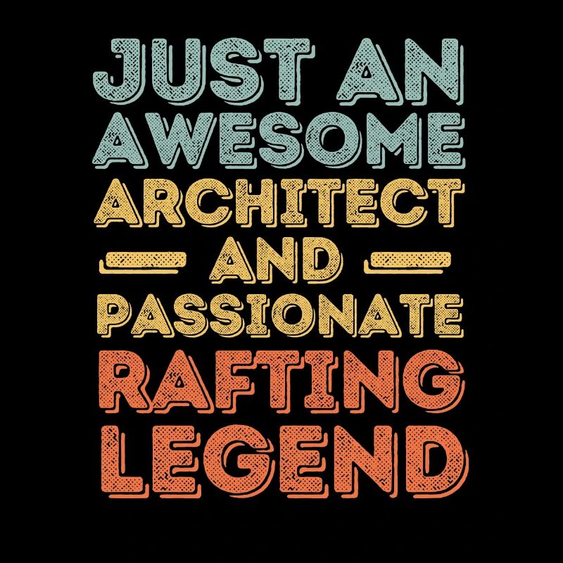 Architecte Rafting rétro