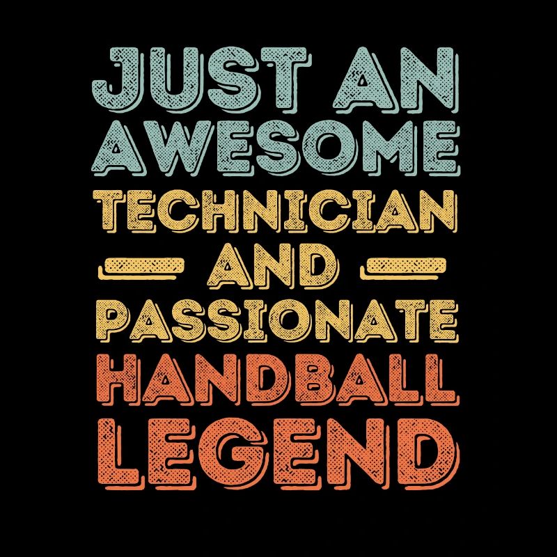 Techniker Handball retro