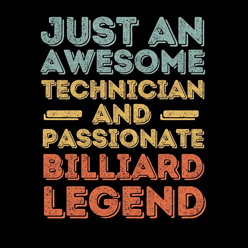 Techniker Billard retro