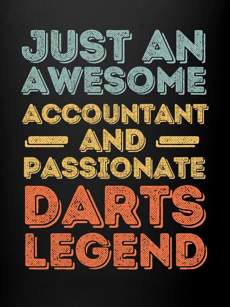 Comptable Darts rétro