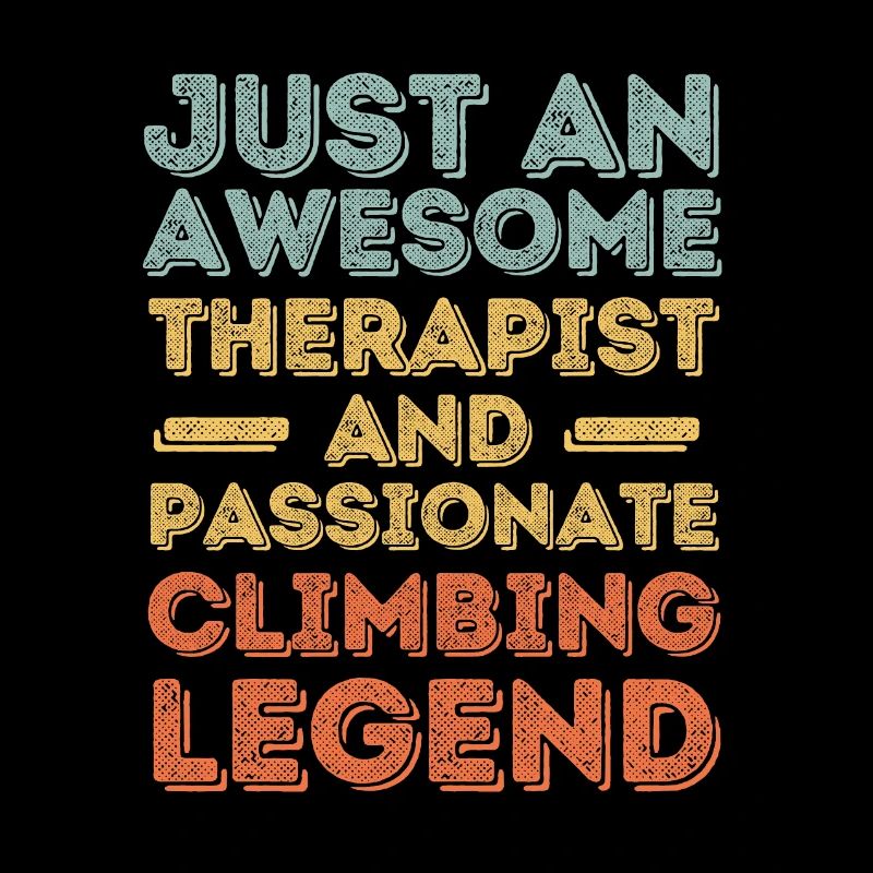 Therapist Climbing retro