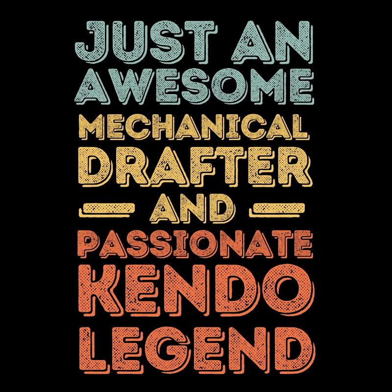 Technical draughtsman Kendo retro