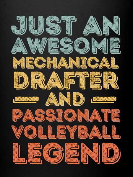 Dessinateur technique volleyball rétro