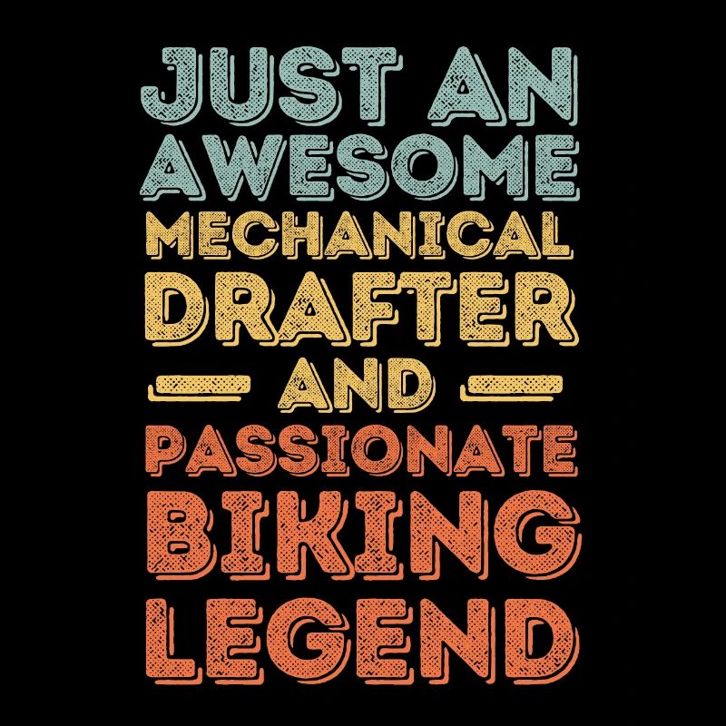 Technical draughtsman cycling retro